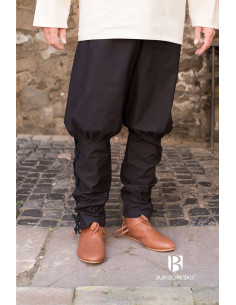 Pantalon médiéval Wigbold, noir