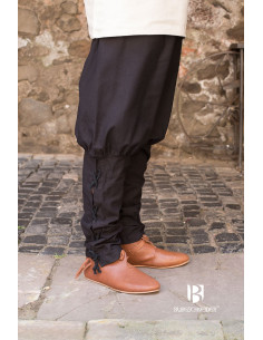 Pantalon médiéval Wigbold, noir 2