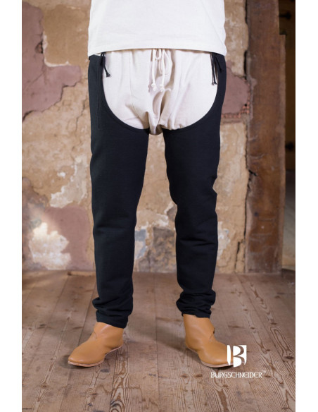Pantalon médiéval Brandolf, noir