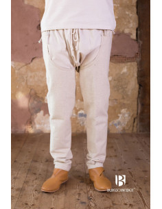 Pantalon médiéval Brandolf, crème