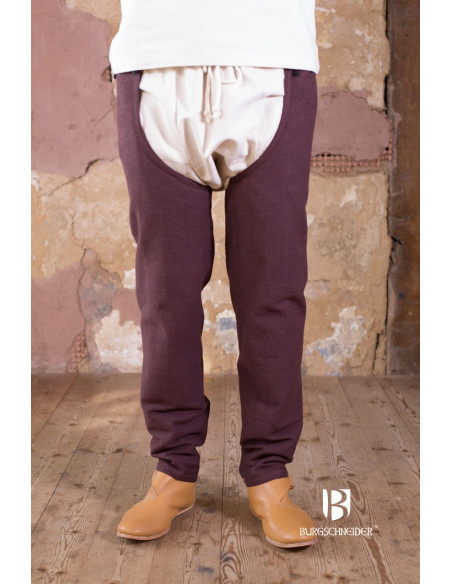 Pantalon médiéval Brandolf, marron