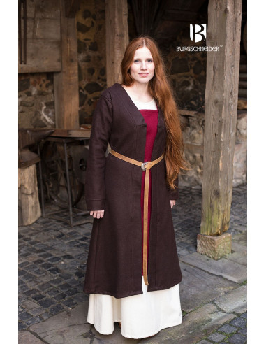 Brial Médiévale Aslaug Laine Brune