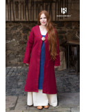 Brial Médiévale Aslaug De Laine Rouge