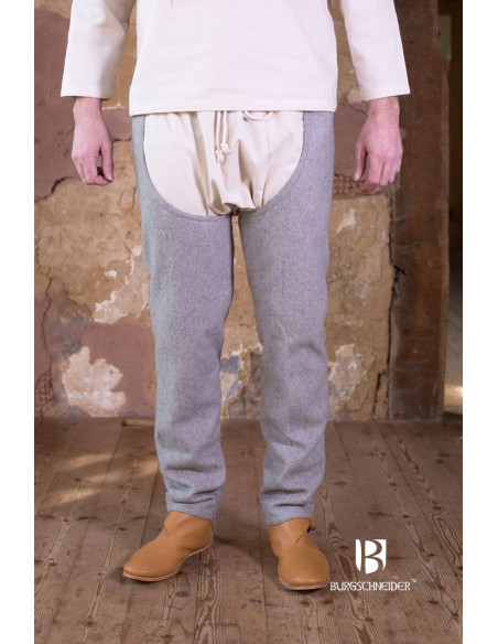 Jambes en laine Bernulf, gris