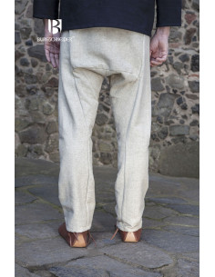 Pantalon médiéval Ragnar, crème 2