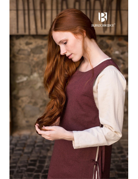 Surcot Médiéval Femme Haithabu Marron