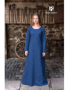 Tunique médiévale Freya, bleu