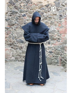 Robe de moine médiéval Benediktus, noir