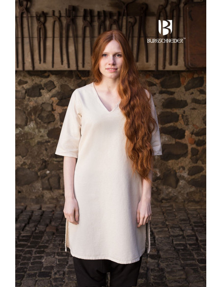 Tunique médiévale Lagertha manches courtes