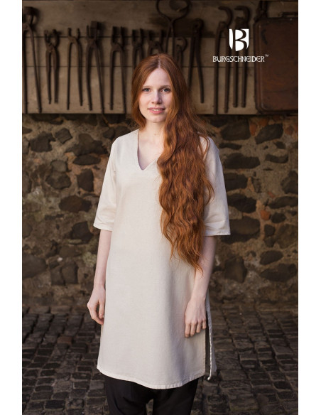 Tunique médiévale Lagertha manches courtes