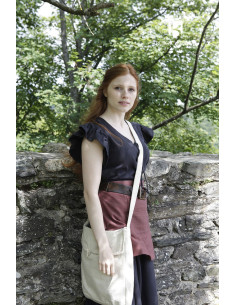 Sac médiéval Ehwaz, fermeture en corne 2