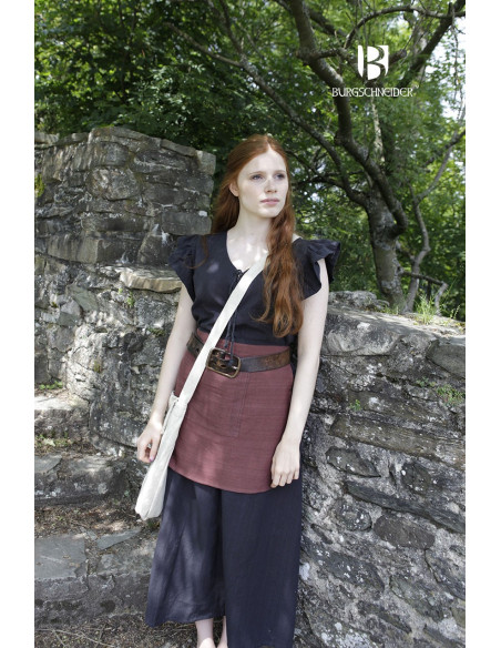 Sac médiéval Ehwaz, fermeture en corne