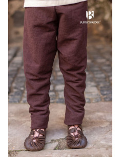 Pantalon garçon médiéval Ragnarsson marron