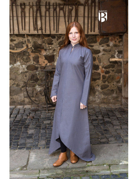 Tunique médiévale Ranwen, grise