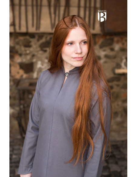 Tunique médiévale Ranwen, grise