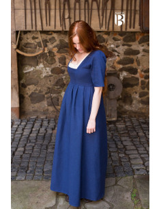 Robe médiévale Frideswinde, bleu 2