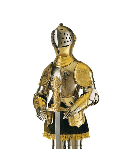 Armure gravée Marto, 61 cm.
