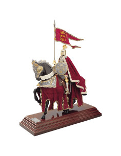 Armure de cheval Casque Plumes avec cape