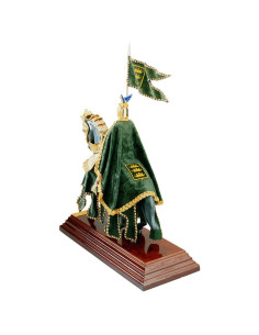 Armure de cheval Casque de dragon avec cape 2