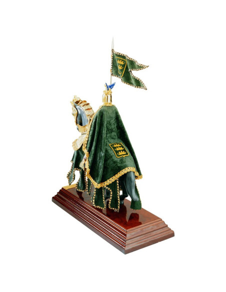 Armure de cheval Casque de dragon avec cape