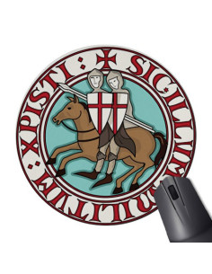 Tapis de souris rond Templiers