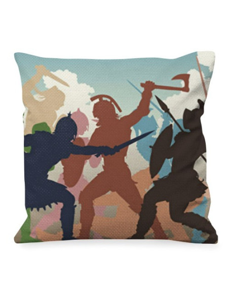 Coussin de combat de gladiateurs romains