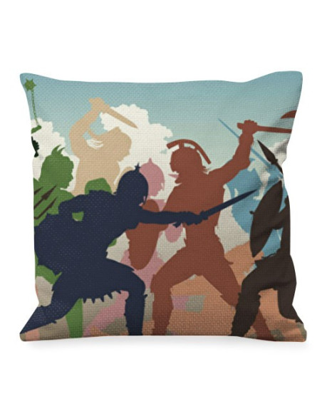 Coussin de combat de gladiateurs romains