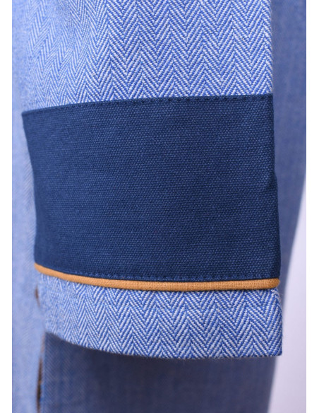 Tunique Viking Ove, bleu