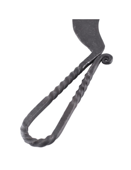 Faucille médiévale en acier forgé