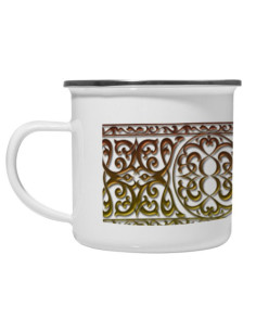 Bordure Médiévale De Coupe En Laiton Vintage