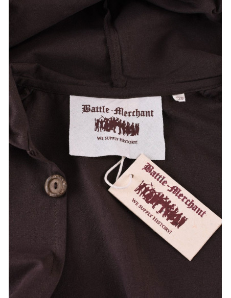 Cape médiévale pour enfants, marron