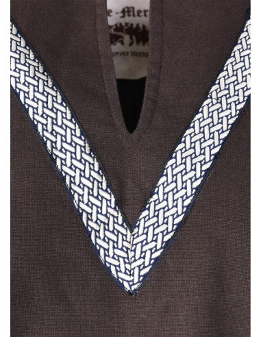 Tunique médiévale marron Ailrik