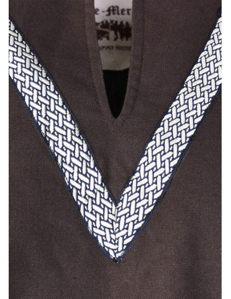 Tunique médiévale marron Ailrik