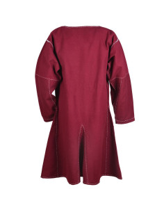 Tunique médiévale à manches longues Askur, rouge 2