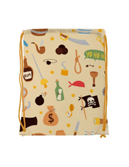 Sac à dos à cordes Pirates (34x42 cms.)