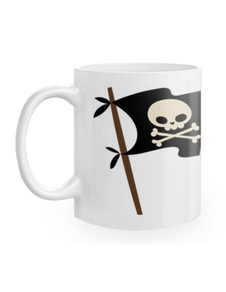 Tasse en céramique pirates