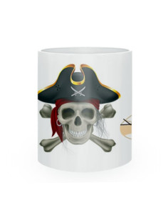Tasse en céramique pirates