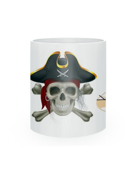 Tasse en céramique pirates