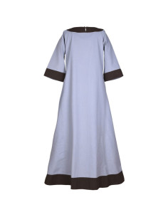 Robe médiévale Gudrun, gris-marron 2