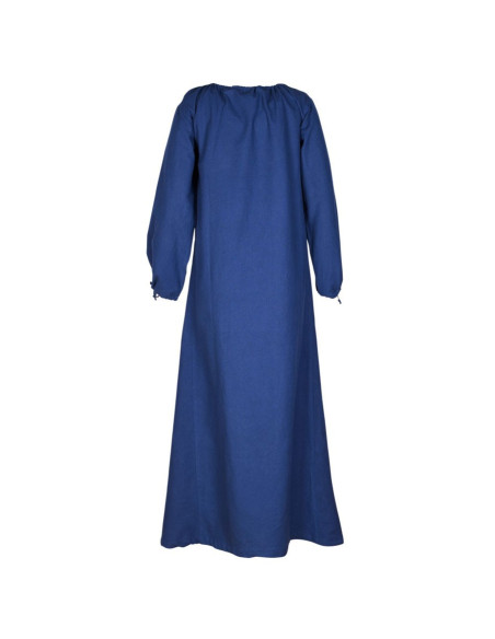 Robe médiévale Ana, bleu