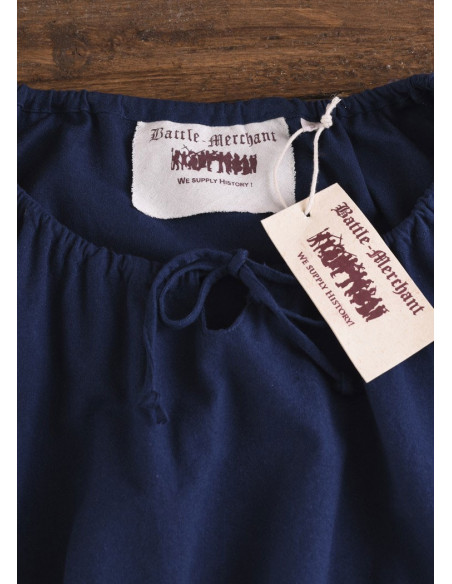 Robe médiévale Ana, bleu