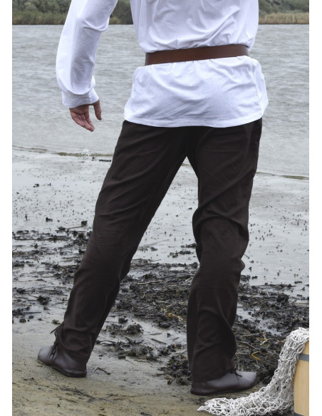 Pantalon médiéval Hagen, marron