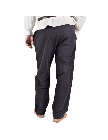 Pantalon médiéval Hagen, noir
