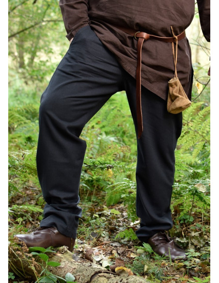 Pantalon médiéval Hagen, noir