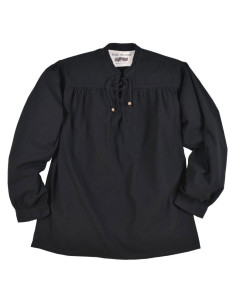 Chemise Ludwig pirate noire
