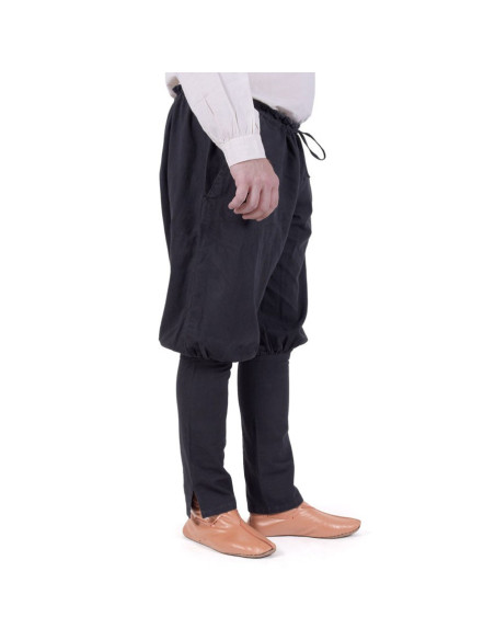 Pantalon viking Olaf, noir