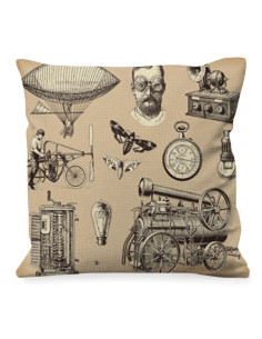 Coussin aux motifs Steam Punk 2