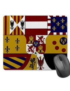 Tapis de souris rectangulaire Bouclier médiéval (23,5 x 19,5 cm)
