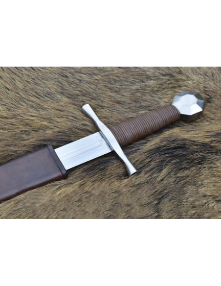 Pommeau octogonal d'épée de croisé