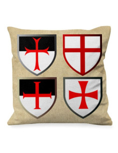 Coussin avec Croix Templières